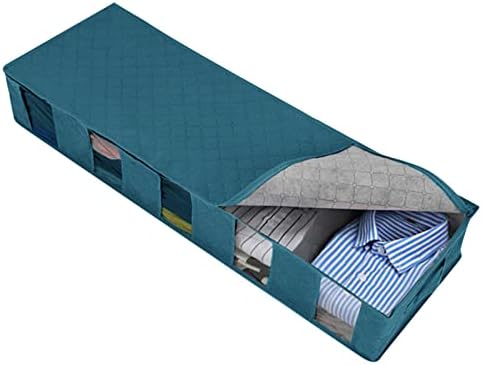Saco de manta Zayow sob a cama Organizador da bolsa de armazenamento com alça armada reforçada contêiner de armazenamento