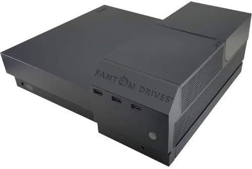 Fantom Drives FD 2TB Xbox One X SSD - XSTOR - Design de Anexo fácil para visualização perfeita com 3 portas USB -