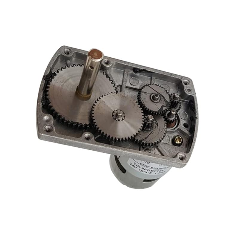 Motor DAVITU DC - Motor de 775 DC Motor 7 Word Motor 12V Micro Speed ​​Motor 24V DC Micro Motor -: 15rpm, tensão: 24V)