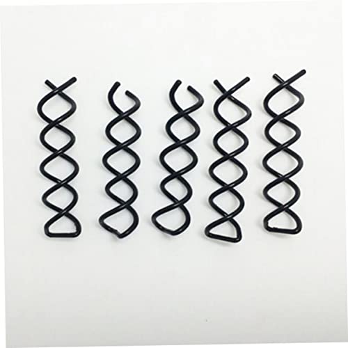 Besportble 8pcs clipe de cabelo fosco clipes de cabelo trançado clipes de cabelos fazem bobinas de espiral anéis