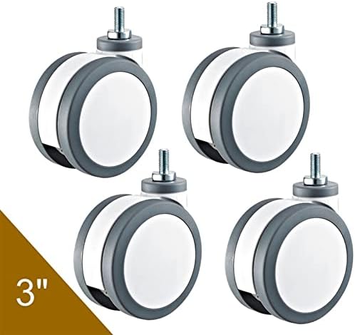 Soyen desgaste de resistência a móveis rodas rodas de 3 polegadas M12X25 MUTE 4PCS