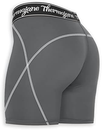 Termajane Compression Shorts para mulheres shorts de vôlei de spandex atléticos Mulheres