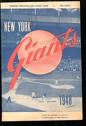 Dodgers @ Giants 9/9/48 REX BARNEY NO Programa de Hitter & Score Card 29712 Ex - Programas MLB