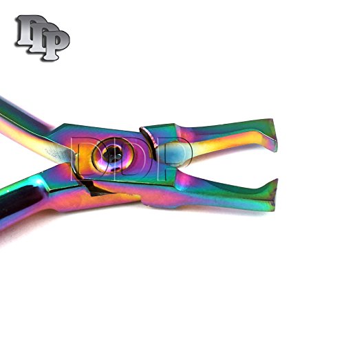 DDP Multi Titanium Color Rainbow Bracket Remover Plier Instrumentos ortodônticos retos