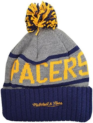 Mitchell e Ness Indiana Pacers NBA High 5 Cinza cinza Chapeira de malha de algema