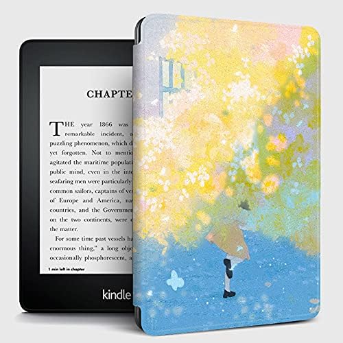 Case para Kindle 10th Generation 2019 - capa de couro Slim PU Fit 6 '' Kindle 10th Gen 2019 Lançamento com Auto Sleep Wake,