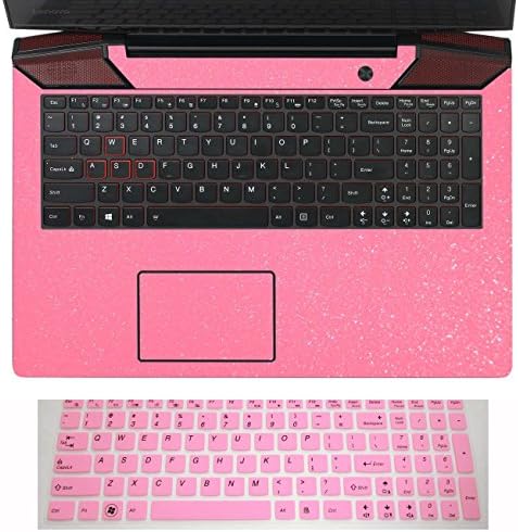 2 In1 Palmrest Skin com tampa de trackpad+ Protetor de teclado de layout dos EUA para 17,3 '' Lenovo Ideapad Y700 17 '' '