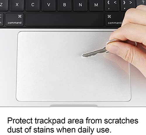 Batianda para MacBook Pro 16 polegadas 2021 TRATRATEPAD CAPA DE PROTECTOR, TPU TACKBOOARD SKIN & TOT TOUT PAD para