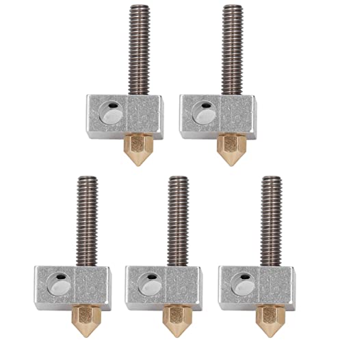 RTLR 3DPRINTERHOTENDALLMETAL, INDUSTRIAL PROFISSIONAL 5SETS3D PRIMERHOTENDONDONLIONCHENTE E -BRASS para 1,75 MMPLAABS