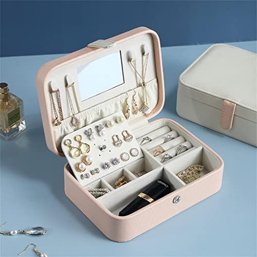 Douba Jewelry Box Conveniente Brincos Estudos Brincos de Jóias Bolsa de Lipstick Anel Organizador