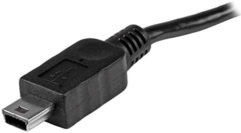 Startech.com 8in Cabo USB OTG - Micro USB para Mini USB - M/M - Cabo de adaptador de dispositivos móveis OTG USB - 8 polegadas,