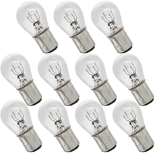 Meetoot 10pcs e10 mini -lâmpadas 12V 5W Velocímetro de lâmpada da lâmpada Base de direção Indicador de direção Liga amarela Bulbo