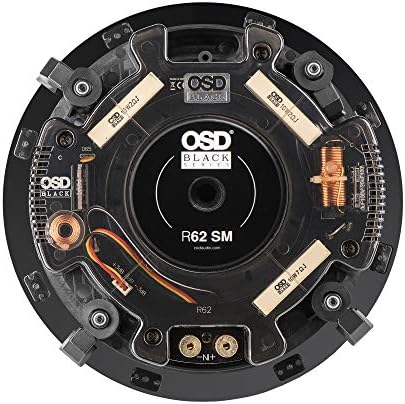 OSD Black 6.5 Desempenho de alto-falante, pares de alto-falante de alto teto-BK-R62SM