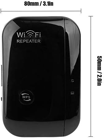 Repetidor de Wi -Fi sem fio, reforço de sinal WiFi de 2,4 GHz com porta Ethernet de antenas integradas, extensor de faixa