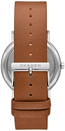 Relógio minimalista de três mãos Skagen Signatur de três mãos