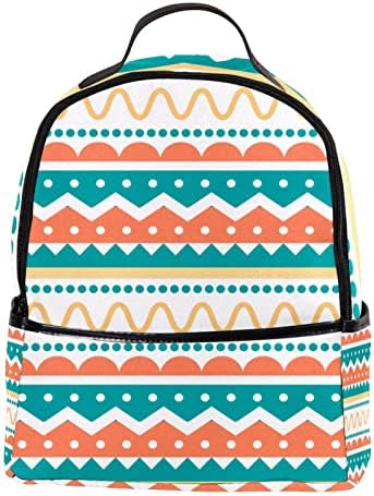 Mochila de viagem VBFOFBV para mulheres, caminhada de mochila ao ar livre esportes mochila casual Daypack, ondas de linhas verdes de boho japonês boho