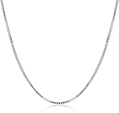 Jewellers Pori Sterling Silver 1mm Chain Chain Colar, 14 -36 -Made na Itália