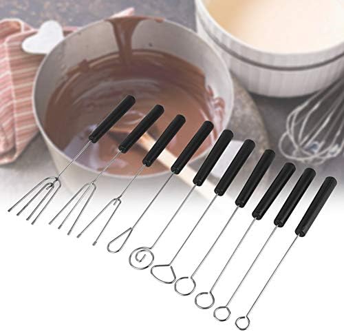 Conjunto de ferramentas de decoração de bricolage, garfos de fondue confiáveis ​​de alta resistência à alta resistência à panificação