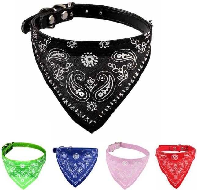 Gotodog Dog Bandana Cenndves de cachorro Lenço com lenço de botão de couro para menino girl cão resistente a água Vintage para viajar