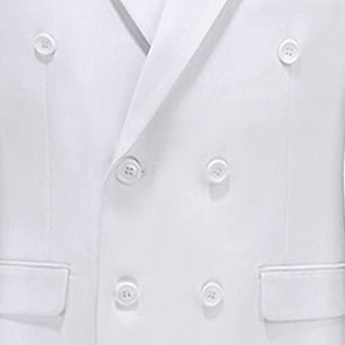 Jaqueta de peito duplo de seleção masculina de seio