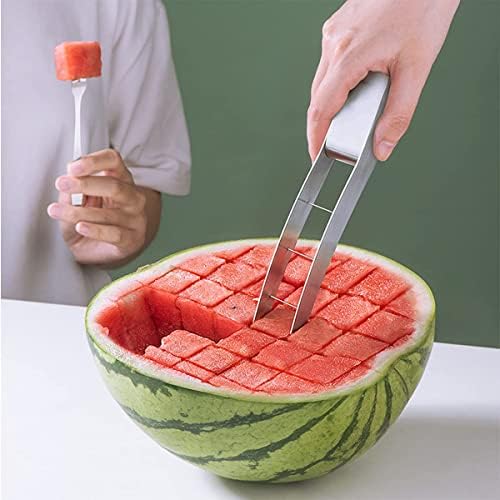 Slicer de melancia Choxila, aço inoxidável Cortador de melancia faca faca de melancia