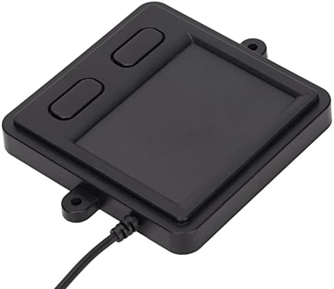 Touchpad USB com fio, trackpad compacto incorporado portátil com funções do botão do mouse esquerda e direita e orifícios de parafuso em ambos os lados para facilitar a fixação para laptops desktops