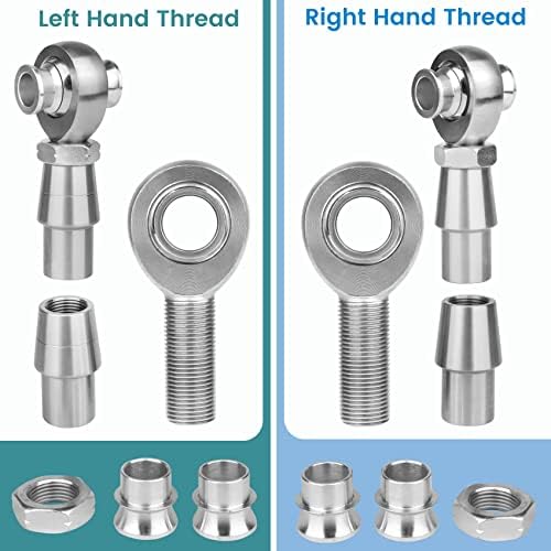 Kit de extremidade da haste da junta Heavy 3/4 de serviço pesado - inclui articulações de rosca direita e esquerda,