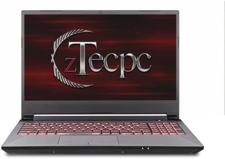 ZTECPC ZT-NH58DEQ Laptop para jogos e entretenimento, Wifi, Bluetooth, Win 10 Pro)