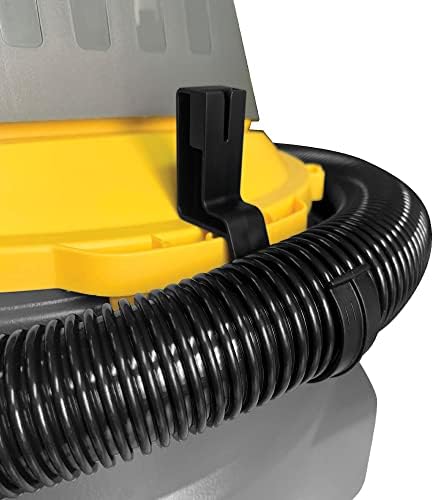 Empreiteiro Koblenz Wet/Dry Vac, Tanque resistente à ponta de 6 galões, 5,0 hp, cinza+amarelo