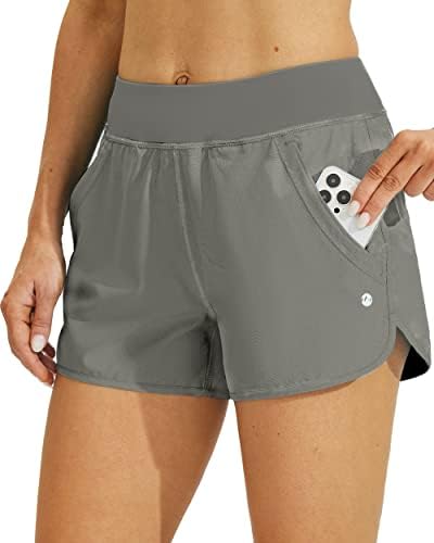 Willit Women's 3 Swim Board Shorts Swimming Bottoms With Breve Liner Rick Dry UPF 50+