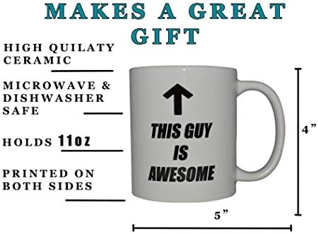Caneca de café da Rogue River Tactical Funny Rodty - esse cara é uma xícara incrível, ideia de presente para pai, homens,