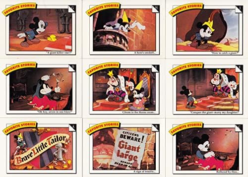 Disney Collector Cards Series 1 1991 Impel Complete Base Card Set of 210 DY