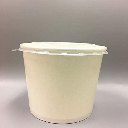 TOGOTAINER | 100/pacote retire o recipiente de alimentos de papel com tampa da tampa da sopa de lancho