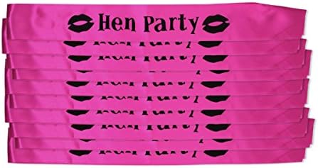 10pcs Girls Night Out Hen Hen Party Cetin Sashes para Bachelorette Party Bridal Brow