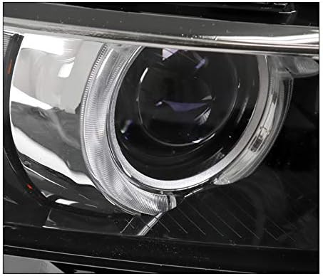 ZMAUTOPTS LED Halo Projecor Feólio CHROME Passageiro compatível com 2015-2020 Chevy Impala [para Hid/Xenon da fábrica]
