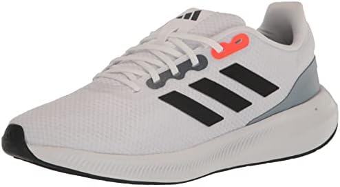 Adidas Men's Run Falcon 3.0 sapato, branco/preto/cristal branco, 11,5 de largura