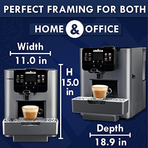 Lavazza Cafether Manker Omnia, Single Servio Espresso Machine com a classe de primeira classe azul 100 CT, para cozinha de escritório