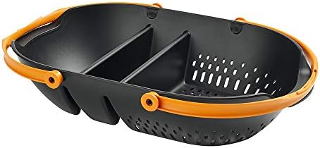 Fiskars 340100-1001 Jardim Harvest Basket, preto