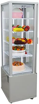 INTSUPERMAI 110V Vidro Refrigerado Refrigerado Bebida Exibição Exibição do Bolo Exibir Armário Comercial Refrigerador Visor de exibição de bolo