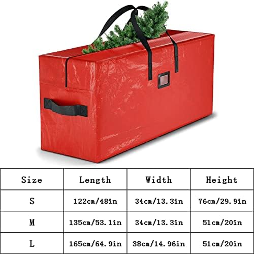 O organizador de bolsas para o saco de armazenamento de árvore de Natal do armário pode armazenar armazenamento de árvore