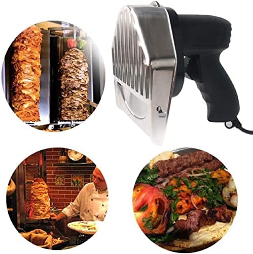 Adorz Handheld Gyros Knife Slicer Electric Shawarma Cutter Turkish BBQ Faca, espessura ajustável, silenciosa, para