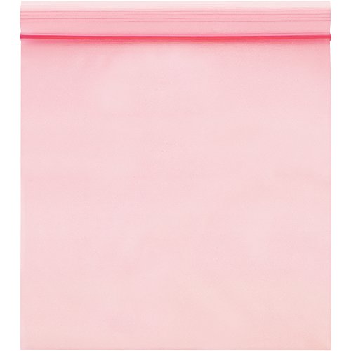 Caixas rápidas BFPBAS2200 Anti-estático de 4 mil bolsas poli reclosáveis, 18 x 20, rosa