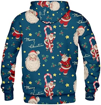 Jaquetas de Natal para o lã de lã de inverno masculino capuzes de casacos de plus size casual com capuz