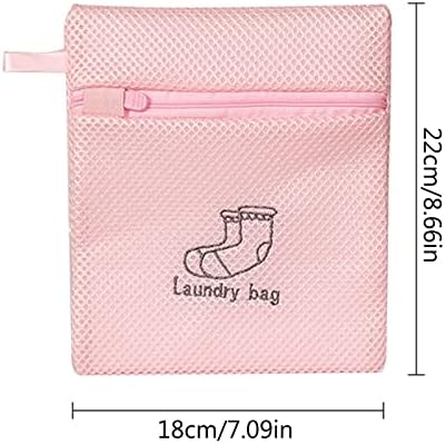 Bolsas de lavanderia de malha fina durável para delicados com zíper premium de armazenamento de deslocamento organiza sacos de lavagem de roupas para máquina de lavar roupa de lavanderia BRA BRA CUBES DE ARMAZENAGEM
