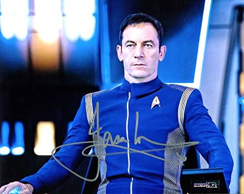 Jason Isaacs assinado/autografado Star Trek Discovery tng retratando o capitão Lorca 8x10 foto brilhante. Inclui Certificado