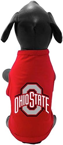 NCAA Ohio State Buckeyes Cotton Lycra Tampo de cachorro, x-small