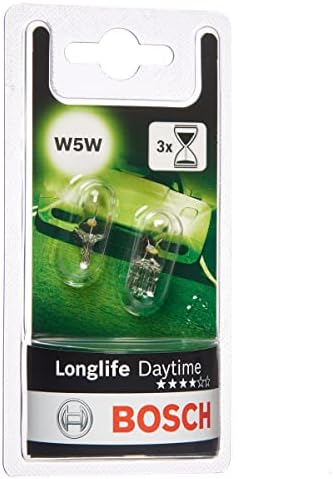 Lâmpadas de carro Bosch Longlife Daytime W5W 12V 5W W2,1x9,5D