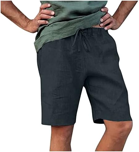 Ymosrh shorts grandes e altos calças naturais de qualidade contemporânea de qualidade macia bolso macio shorts de