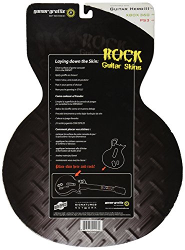 Apenas a pele do controlador Guitar Hero 3 - Ozzy Logo -xbox 360 & ps3