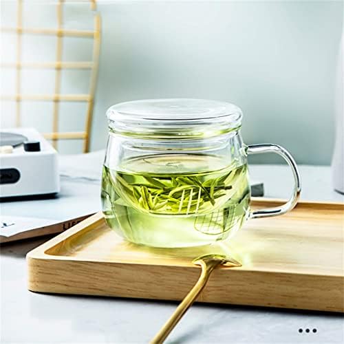 Zhuhw vidro de vidro xícara de chá de chá separação de água copo de vidro copo de água potável